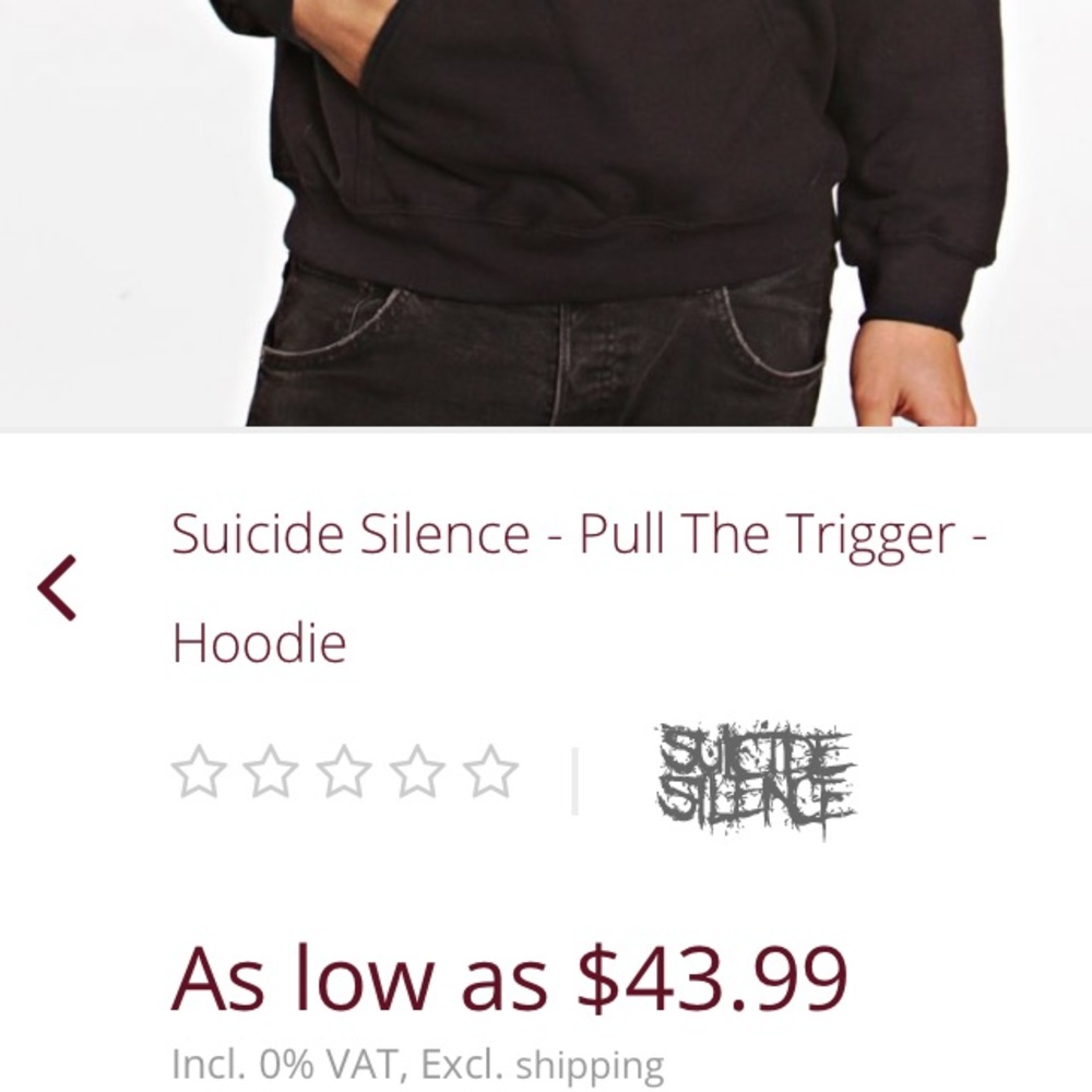 Suicide silence hoodie